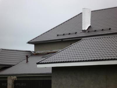 Четырехскатная крыша (Вальмовая). Особенности покрытия металлочерепицей.