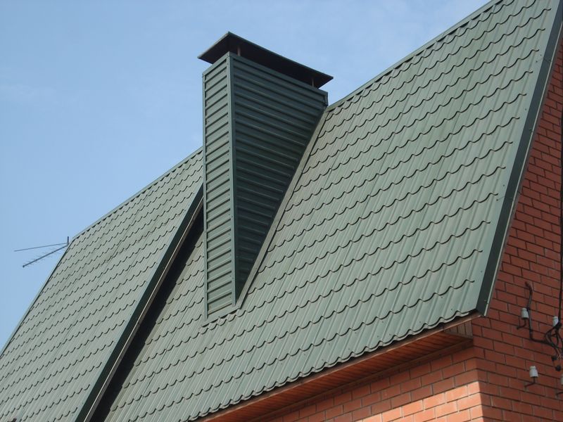 Крыша покрыта качественным материалом